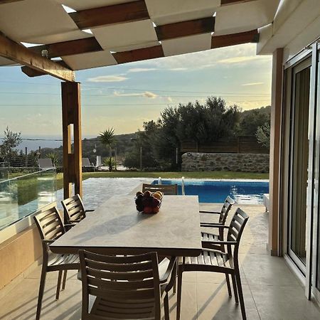 Villa Michael Triopetra Private Villa, Private Swimming Pool, Garden, Panoramic Sunset Esterno foto