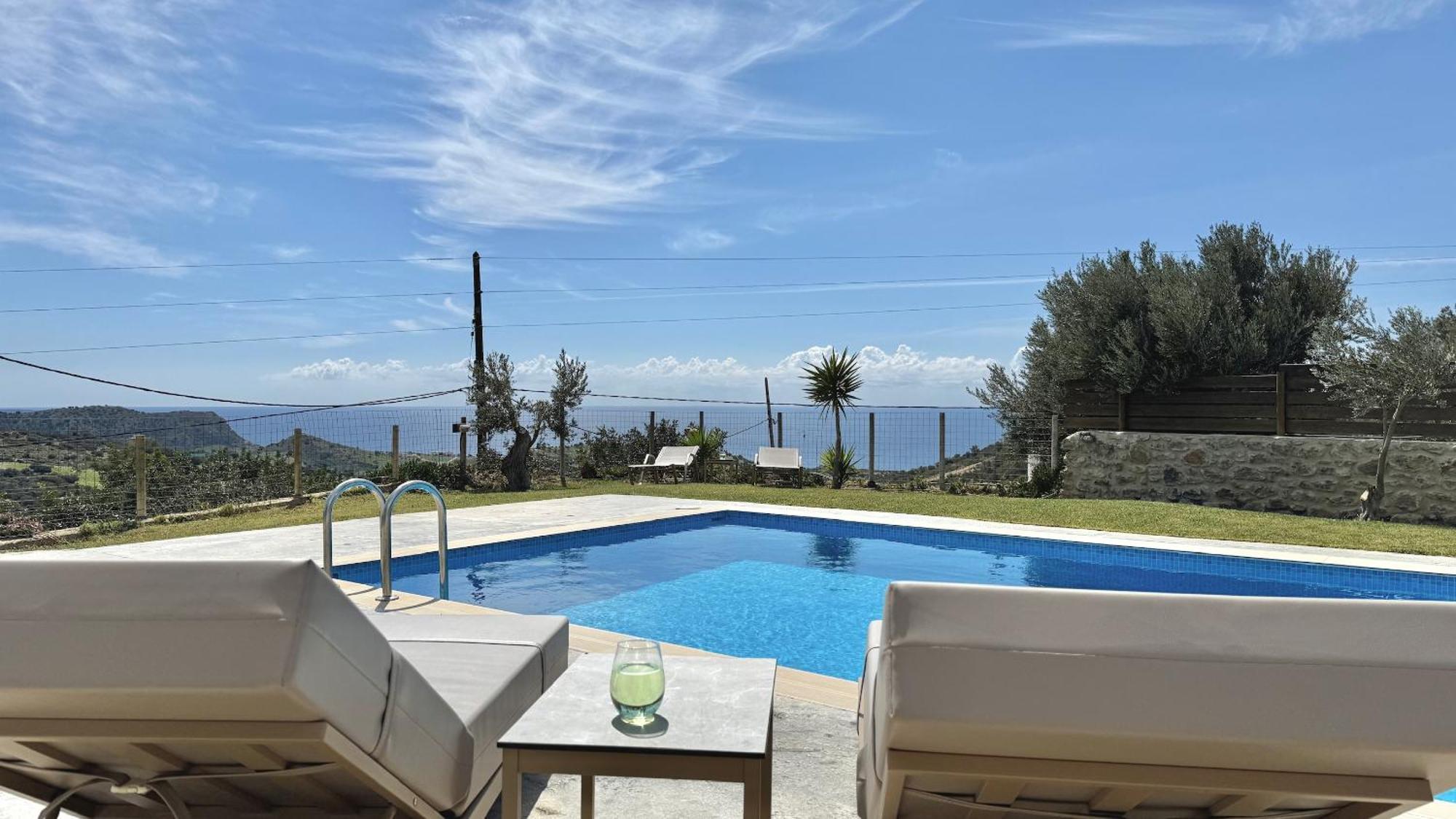 Villa Michael Triopetra Private Villa, Private Swimming Pool, Garden, Panoramic Sunset Esterno foto