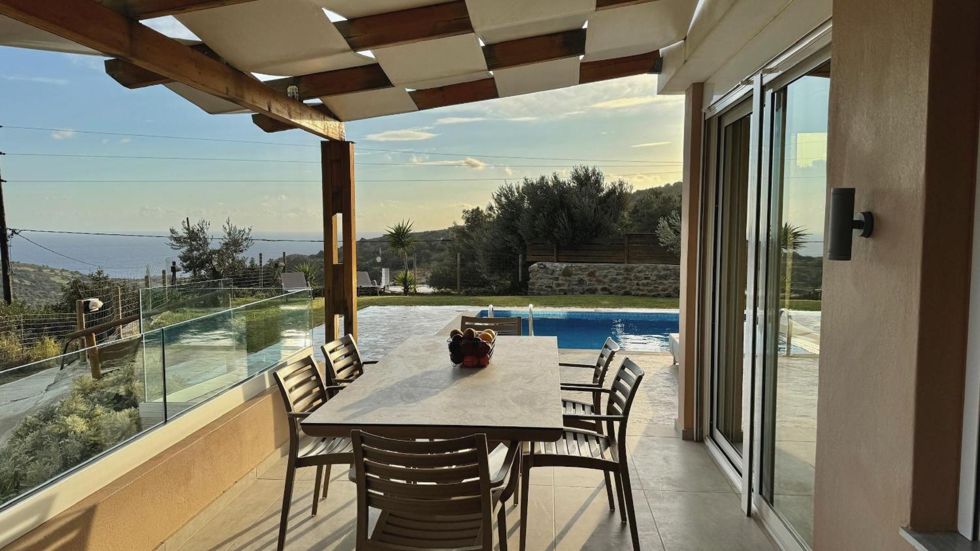 Villa Michael Triopetra Private Villa, Private Swimming Pool, Garden, Panoramic Sunset Esterno foto