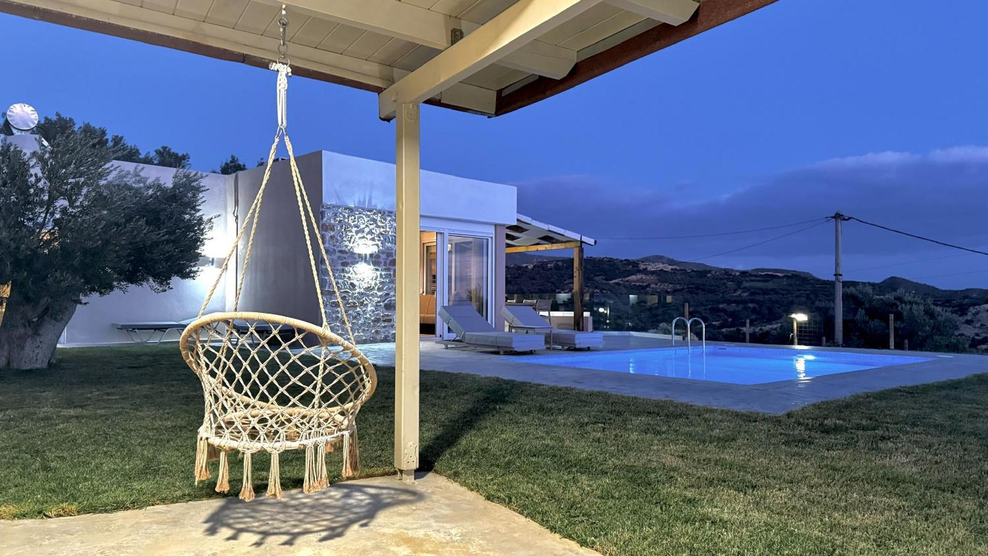 Villa Michael Triopetra Private Villa, Private Swimming Pool, Garden, Panoramic Sunset Esterno foto
