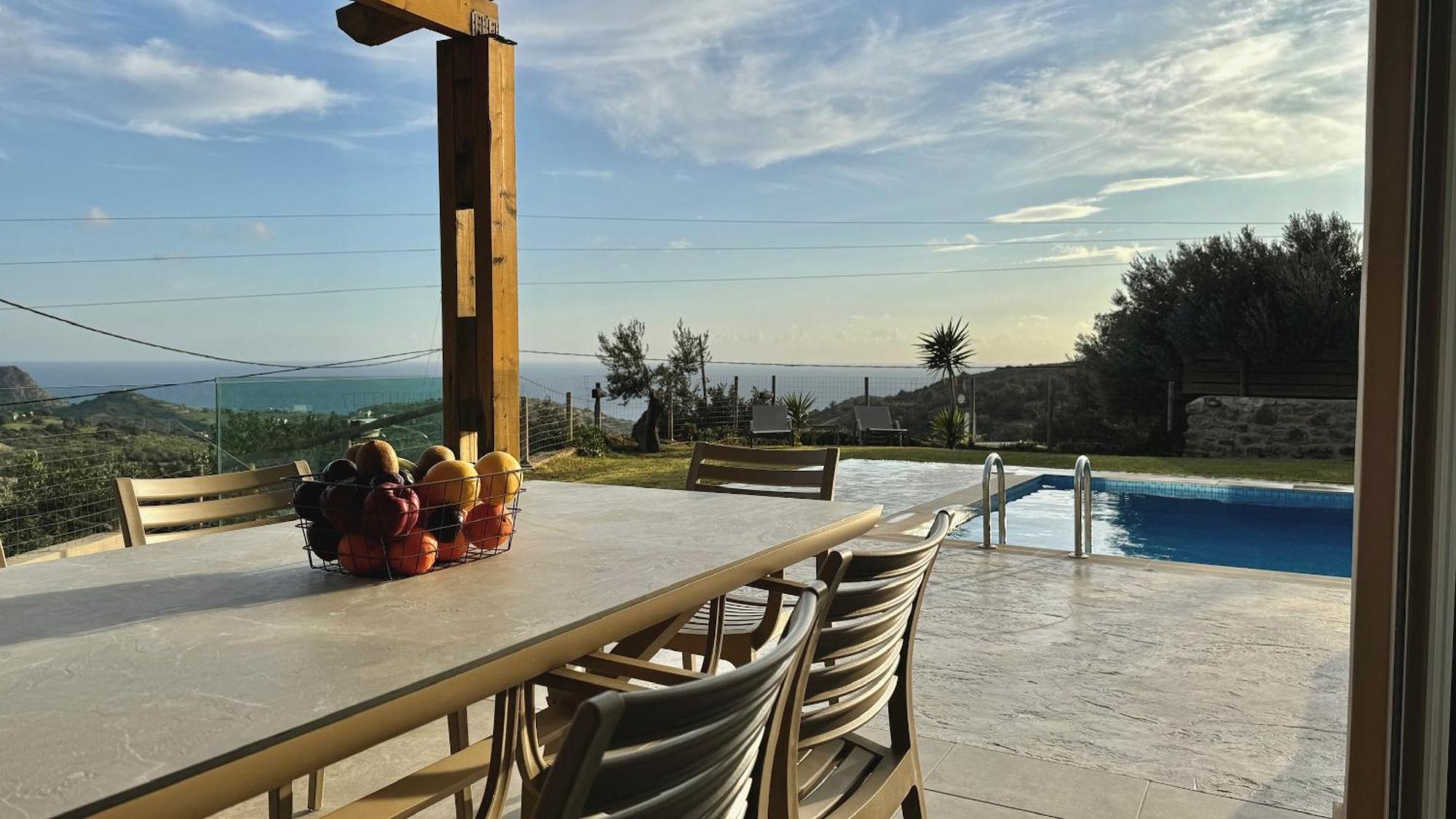 Villa Michael Triopetra Private Villa, Private Swimming Pool, Garden, Panoramic Sunset Esterno foto