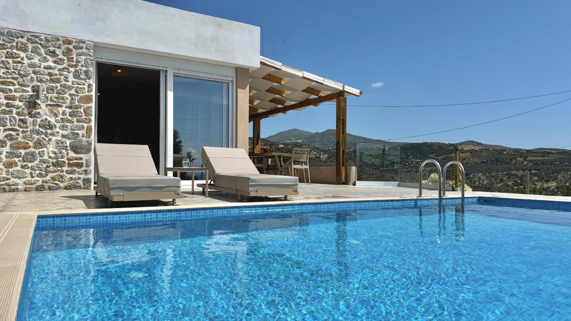 Villa Michael Triopetra Private Villa, Private Swimming Pool, Garden, Panoramic Sunset Esterno foto