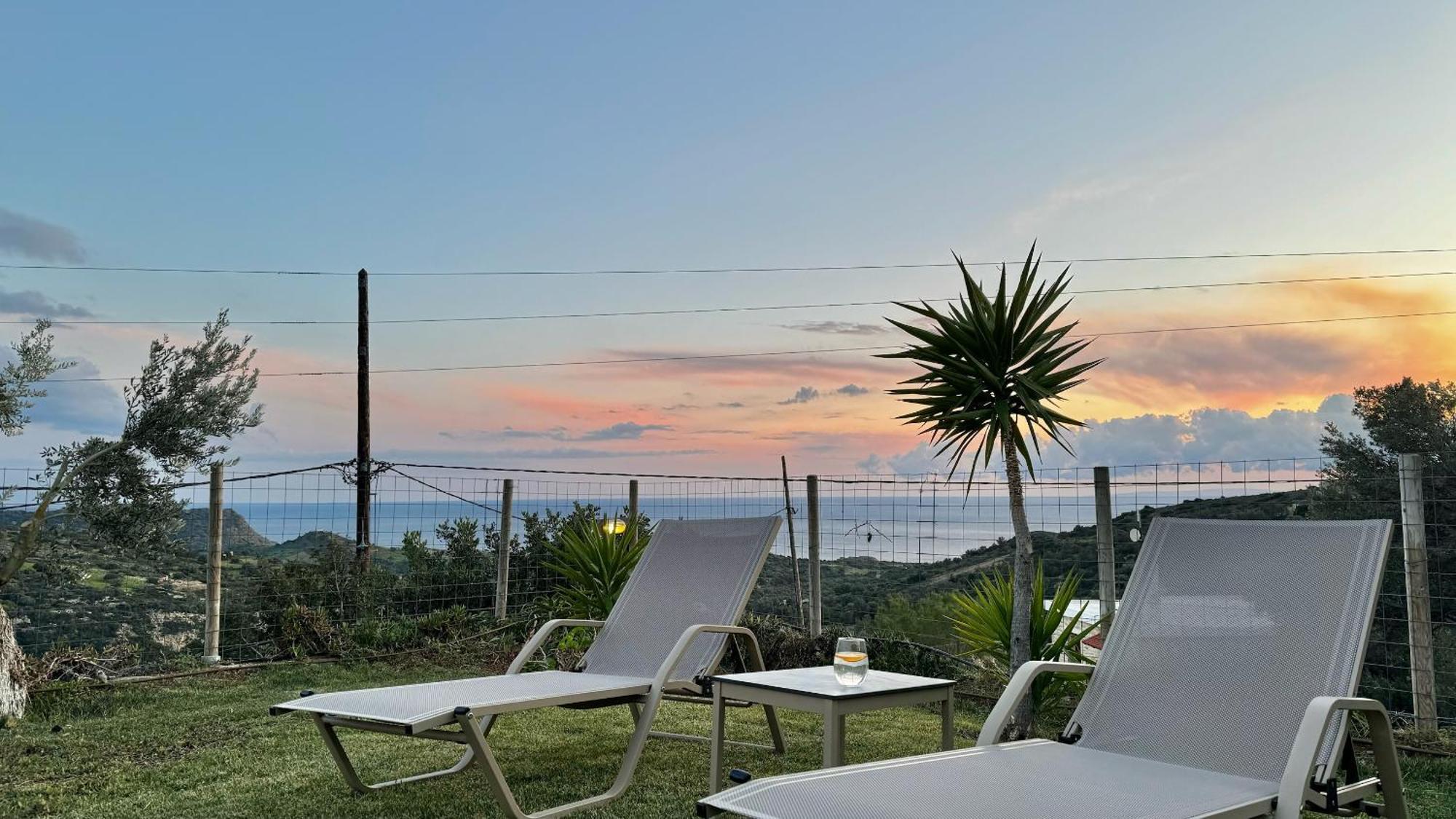 Villa Michael Triopetra Private Villa, Private Swimming Pool, Garden, Panoramic Sunset Esterno foto