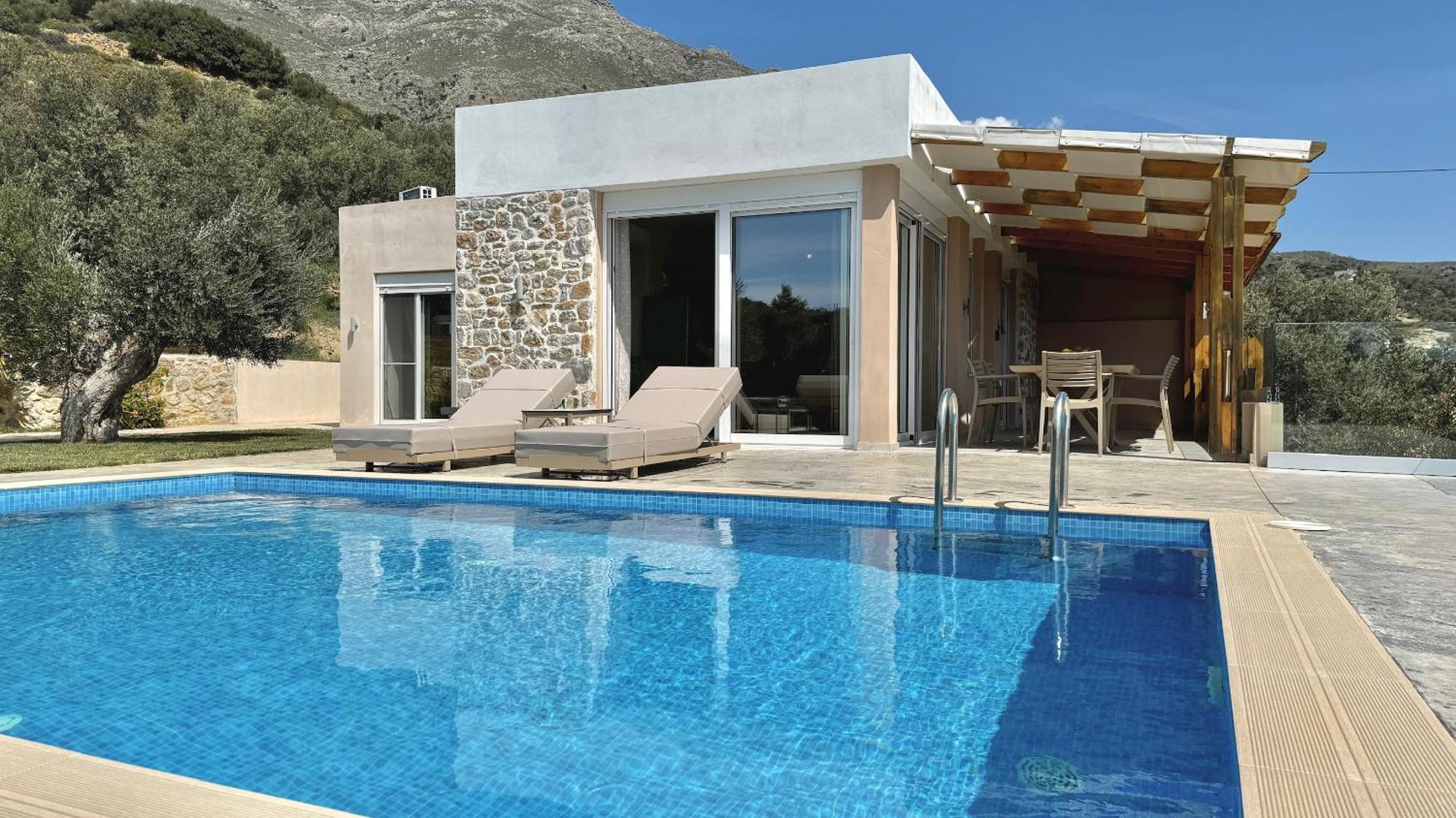 Villa Michael Triopetra Private Villa, Private Swimming Pool, Garden, Panoramic Sunset Esterno foto